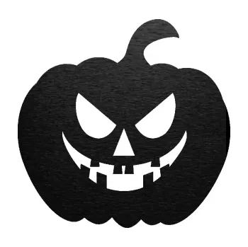 Samolepící dekorace SAMOLEPKA Halloween 015 pravá dýně (63 - škrábaný kov černý) NA AUTO, NÁLEPKA, FÓLIE, POLEP, TUNING, VLASTNÍ TEXT, TISK, AUTOSAMOLEPKY.cz, POLEPY, OBRÁZEK, LOGO, SAMOLEPKY