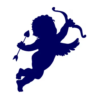 Samolepící dekorace Amor 002 pravá (23 - tmavě modrá) SAMOLEPKA NA AUTO, NÁLEPKA, FÓLIE, POLEP, TUNING, VLASTNÍ TEXT, TISK, AUTOSAMOLEPKY.cz, POLEPY, OBRÁZEK, LOGO, 3D STICKERS