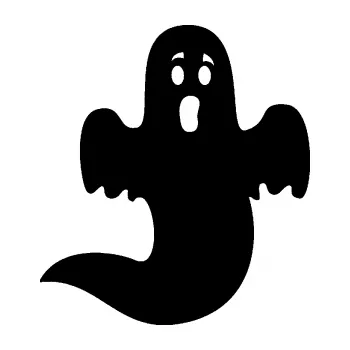 Samolepící dekorace SAMOLEPKA Duch 006 pravá (01 - černá) NA AUTO, NÁLEPKA, FÓLIE, POLEP, TUNING, VLASTNÍ TEXT, TISK, AUTOSAMOLEPKY.cz, POLEPY, OBRÁZEK, LOGO, SAMOLEPKY