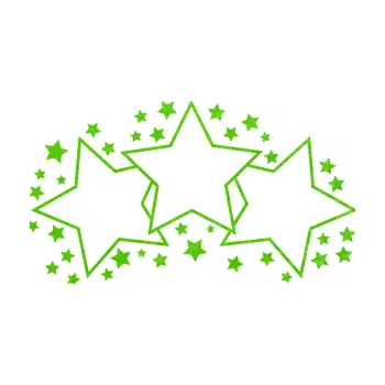 Samolepící dekorace Hvězdy a hvězdičky dekor (58 - 3D karbon zelený kawasaki) SAMOLEPKA NA AUTO, NÁLEPKA, FÓLIE, POLEP, TUNING, VLASTNÍ TEXT, TISK, AUTOSAMOLEPKY.cz, POLEPY, OBRÁZEK, LOGO, 3D STICKERS