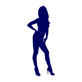 Polep vozidla Erotická žena 007 pravá (23 - tmavě modrá) SAMOLEPKA NA AUTO, NÁLEPKA, FÓLIE, POLEP, TUNING, VLASTNÍ TEXT, TISK, AUTOSAMOLEPKY.cz, POLEPY, OBRÁZEK, LOGO, 3D STICKERS