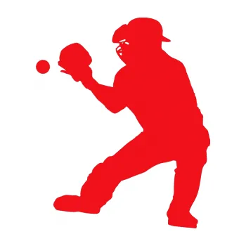 Samolepicí dekorace na vozidlo Baseball 007 levá (10 - červená) SAMOLEPKA NA AUTO, NÁLEPKA, FÓLIE, POLEP, TUNING, VLASTNÍ TEXT, TISK, AUTOSAMOLEPKY.cz, POLEPY, OBRÁZEK, LOGO, 3D STICKERS