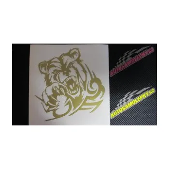 Samolepící dekorace SAMOLEPKA Medvěd 006 levá tribal bear (10 - červená) NA AUTO, NÁLEPKA, FÓLIE, POLEP, TUNING, VLASTNÍ TEXT, TISK, AUTOSAMOLEPKY.cz, POLEPY, OBRÁZEK, LOGO, SAMOLEPKY