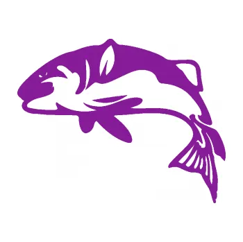 Polep vozidla SAMOLEPKA Ryba 010 levá (14 - fialová) NA AUTO, NÁLEPKA, FÓLIE, POLEP, TUNING, VLASTNÍ TEXT, TISK, AUTOSAMOLEPKY.cz, POLEPY, OBRÁZEK, LOGO, SAMOLEPKY