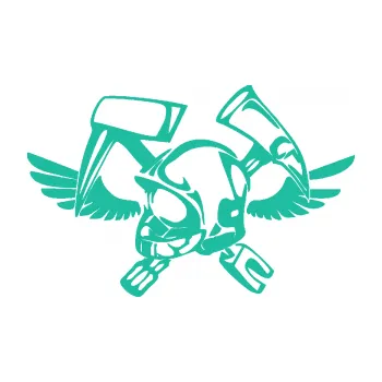 Samolepící dekorace SAMOLEPKA Hasič 011 levá helma (25 - tyrkysová) NA AUTO, NÁLEPKA, FÓLIE, POLEP, TUNING, VLASTNÍ TEXT, TISK, AUTOSAMOLEPKY.cz, POLEPY, OBRÁZEK, LOGO, SAMOLEPKY