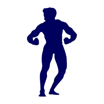 Polep vozidla Kulturista 011 levá (23 - tmavě modrá) SAMOLEPKA NA AUTO, NÁLEPKA, FÓLIE, POLEP, TUNING, VLASTNÍ TEXT, TISK, AUTOSAMOLEPKY.cz, POLEPY, OBRÁZEK, LOGO, 3D STICKERS