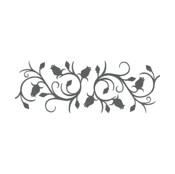 Samolepící dekorace Květina dekor 010 levá růžičky (62 - škrábaný titan) SAMOLEPKA NA AUTO, NÁLEPKA, FÓLIE, POLEP, TUNING, VLASTNÍ TEXT, TISK, AUTOSAMOLEPKY.cz, POLEPY, OBRÁZEK, LOGO, 3D STICKERS