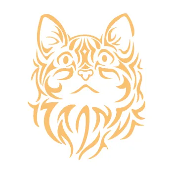 Samolepící dekorace Kočka 017 (08 - béžová) SAMOLEPKA NA AUTO, NÁLEPKA, FÓLIE, POLEP, TUNING, VLASTNÍ TEXT, TISK, AUTOSAMOLEPKY.cz, POLEPY, OBRÁZEK, LOGO, 3D STICKERS