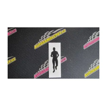 Polep vozidla Běžec 002 levá (17 - šedá) SAMOLEPKA NA AUTO, NÁLEPKA, FÓLIE, POLEP, TUNING, VLASTNÍ TEXT, TISK, AUTOSAMOLEPKY.cz, POLEPY, OBRÁZEK, LOGO, 3D STICKERS