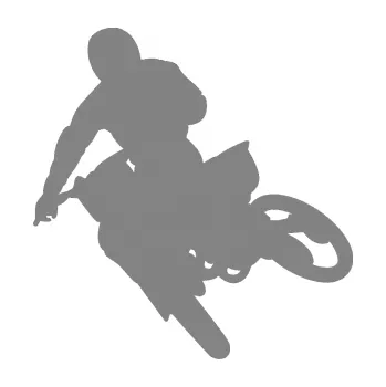 Samolepící dekorace SAMOLEPKA Motorka 025 levá motokros (17 - šedá) NA AUTO, NÁLEPKA, FÓLIE, POLEP, TUNING, VLASTNÍ TEXT, TISK, AUTOSAMOLEPKY.cz, POLEPY, OBRÁZEK, LOGO, SAMOLEPKY