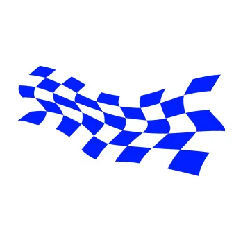 Polep vozidla SAMOLEPKA Šachovnice 018 (19 - modrá dynamic) NA AUTO, NÁLEPKA, FÓLIE, POLEP, TUNING, VLASTNÍ TEXT, TISK, AUTOSAMOLEPKY.cz, POLEPY, OBRÁZEK, LOGO, SAMOLEPKY