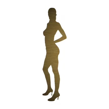 Polep vozidla SAMOLEPKA Erotická žena 019 levá (64 - škrábaný kov zlatý) NA AUTO, NÁLEPKA, FÓLIE, POLEP, TUNING, VLASTNÍ TEXT, TISK, AUTOSAMOLEPKY.cz, POLEPY, OBRÁZEK, LOGO, SAMOLEPKY