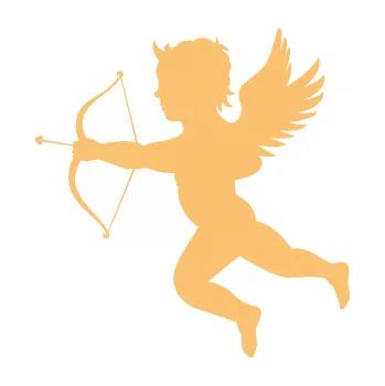 Samolepící dekorace Amor 001 levá cupid andílek (08 - béžová) SAMOLEPKA NA AUTO, NÁLEPKA, FÓLIE, POLEP, TUNING, VLASTNÍ TEXT, TISK, AUTOSAMOLEPKY.cz, POLEPY, OBRÁZEK, LOGO, 3D STICKERS