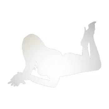 Polep vozidla SAMOLEPKA Erotická žena 036 levá (82 - odrazková reflexní bílá) NA AUTO, NÁLEPKA, FÓLIE, POLEP, TUNING, VLASTNÍ TEXT, TISK, AUTOSAMOLEPKY.cz, POLEPY, OBRÁZEK, LOGO, SAMOLEPKY