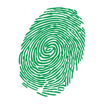 Samolepící dekorace Otisk prstu 001 pravá (12 - zelená) SAMOLEPKA NA AUTO, NÁLEPKA, FÓLIE, POLEP, TUNING, VLASTNÍ TEXT, TISK, AUTOSAMOLEPKY.cz, POLEPY, OBRÁZEK, LOGO, 3D STICKERS