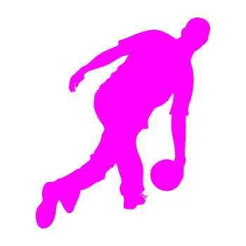 Samolepicí dekorace na vozidlo Bowling 003 pravá hráč (72 - Fluorescentní růžová) SAMOLEPKA NA AUTO, NÁLEPKA, FÓLIE, POLEP, TUNING, VLASTNÍ TEXT, TISK, AUTOSAMOLEPKY.cz, POLEPY, OBRÁZEK, LOGO, 3D STICKERS