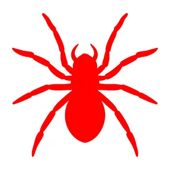 Samolepící dekorace Pavouk 015 (74 - Fluorescentní červená) SAMOLEPKA NA AUTO, NÁLEPKA, FÓLIE, POLEP, TUNING, VLASTNÍ TEXT, TISK, AUTOSAMOLEPKY.cz, POLEPY, OBRÁZEK, LOGO, 3D STICKERS