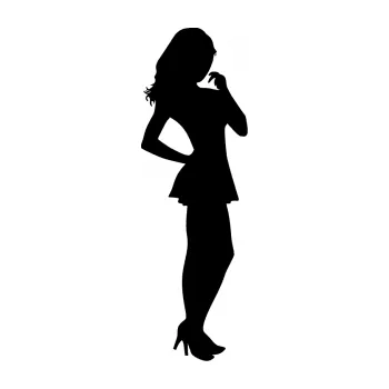 Polep vozidla Erotická žena 025 pravá (01 - černá) SAMOLEPKA NA AUTO, NÁLEPKA, FÓLIE, POLEP, TUNING, VLASTNÍ TEXT, TISK, AUTOSAMOLEPKY.cz, POLEPY, OBRÁZEK, LOGO, 3D STICKERS