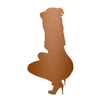 Polep vozidla Erotická žena 031 levá (44 - měděná metalíza) SAMOLEPKA NA AUTO, NÁLEPKA, FÓLIE, POLEP, TUNING, VLASTNÍ TEXT, TISK, AUTOSAMOLEPKY.cz, POLEPY, OBRÁZEK, LOGO, 3D STICKERS