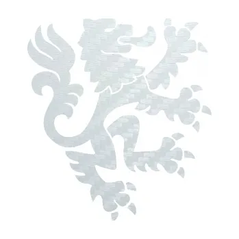 Samolepící dekorace SAMOLEPKA Lev heraldika 001 pravá Český lev (51 - 3D karbon bílý) NA AUTO, NÁLEPKA, FÓLIE, POLEP, TUNING, VLASTNÍ TEXT, TISK, AUTOSAMOLEPKY.cz, POLEPY, OBRÁZEK, LOGO, SAMOLEPKY