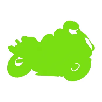 Samolepící dekorace SAMOLEPKA Motorka 006 pravá silniční motorky (04 - zelená kawasaki) NA AUTO, NÁLEPKA, FÓLIE, POLEP, TUNING, VLASTNÍ TEXT, TISK, AUTOSAMOLEPKY.cz, POLEPY, OBRÁZEK, LOGO, SAMOLEPKY