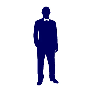 Samolepící dekorace Muž 001 pravá tajný agent (23 - tmavě modrá) SAMOLEPKA NA AUTO, NÁLEPKA, FÓLIE, POLEP, TUNING, VLASTNÍ TEXT, TISK, AUTOSAMOLEPKY.cz, POLEPY, OBRÁZEK, LOGO, 3D STICKERS