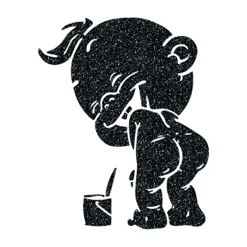 Samolepicí dekorace na vozidlo Boy zlobí levá (85 - Ultra Metalic černá) SAMOLEPKA NA AUTO, NÁLEPKA, FÓLIE, POLEP, TUNING, VLASTNÍ TEXT, TISK, AUTOSAMOLEPKY.cz, POLEPY, OBRÁZEK, LOGO, 3D STICKERS