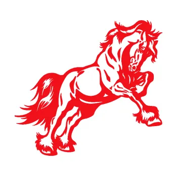 Samolepící dekorace SAMOLEPKA Kůň 055 pravá (10 - červená) NA AUTO, NÁLEPKA, FÓLIE, POLEP, TUNING, VLASTNÍ TEXT, TISK, AUTOSAMOLEPKY.cz, POLEPY, OBRÁZEK, LOGO, SAMOLEPKY