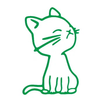 Samolepící dekorace Kočka 016 pravá (12 - zelená) SAMOLEPKA NA AUTO, NÁLEPKA, FÓLIE, POLEP, TUNING, VLASTNÍ TEXT, TISK, AUTOSAMOLEPKY.cz, POLEPY, OBRÁZEK, LOGO, 3D STICKERS