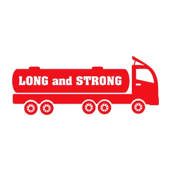 Samolepící dekorace SAMOLEPKA Long and strong kamion (10 - červená) NA AUTO, NÁLEPKA, FÓLIE, POLEP, TUNING, VLASTNÍ TEXT, TISK, AUTOSAMOLEPKY.cz, POLEPY, OBRÁZEK, LOGO, SAMOLEPKY
