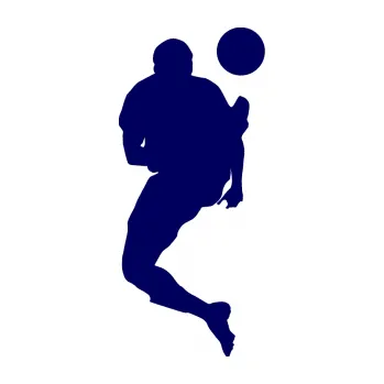 Samolepicí dekorace na vozidlo Fotbalista 033 pravá (23 - tmavě modrá) SAMOLEPKA NA AUTO, NÁLEPKA, FÓLIE, POLEP, TUNING, VLASTNÍ TEXT, TISK, AUTOSAMOLEPKY.cz, POLEPY, OBRÁZEK, LOGO, 3D STICKERS