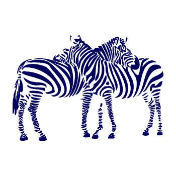 Samolepící dekorace SAMOLEPKA Interiér 019 pravá zebry (23 - tmavě modrá) NA AUTO, NÁLEPKA, FÓLIE, POLEP, TUNING, VLASTNÍ TEXT, TISK, AUTOSAMOLEPKY.cz, POLEPY, OBRÁZEK, LOGO, SAMOLEPKY