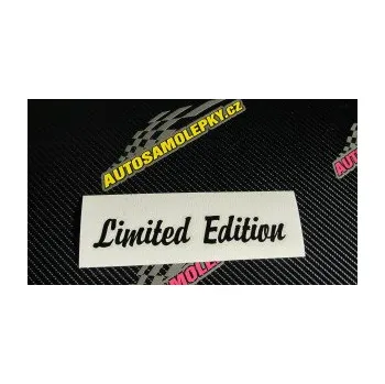 Polep vozidla SAMOLEPKA Limited edition 002 (10 - červená) NA AUTO, NÁLEPKA, FÓLIE, POLEP, TUNING, VLASTNÍ TEXT, TISK, AUTOSAMOLEPKY.cz, POLEPY, OBRÁZEK, LOGO, SAMOLEPKY
