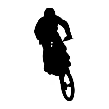 Samolepící dekorace SAMOLEPKA Motorka 013 pravá motokros (01 - černá) NA AUTO, NÁLEPKA, FÓLIE, POLEP, TUNING, VLASTNÍ TEXT, TISK, AUTOSAMOLEPKY.cz, POLEPY, OBRÁZEK, LOGO, SAMOLEPKY