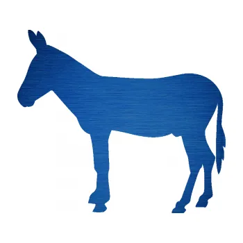 Samolepící dekorace SAMOLEPKA Osel 002 levá (65 - škrábaný kov modrý) NA AUTO, NÁLEPKA, FÓLIE, POLEP, TUNING, VLASTNÍ TEXT, TISK, AUTOSAMOLEPKY.cz, POLEPY, OBRÁZEK, LOGO, SAMOLEPKY