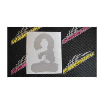 Samolepící dekorace SAMOLEPKA Budha 001 silueta (10 - červená) NA AUTO, NÁLEPKA, FÓLIE, POLEP, TUNING, VLASTNÍ TEXT, TISK, AUTOSAMOLEPKY.cz, POLEPY, OBRÁZEK, LOGO, SAMOLEPKY