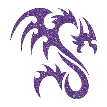 Samolepicí dekorace na vozidlo Dragon 012 pravá (87 - Ultra Metalic fialová) SAMOLEPKA NA AUTO, NÁLEPKA, FÓLIE, POLEP, TUNING, VLASTNÍ TEXT, TISK, AUTOSAMOLEPKY.cz, POLEPY, OBRÁZEK, LOGO, 3D STICKERS