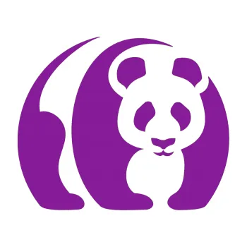 Samolepící dekorace Panda 001 pravá (14 - fialová) SAMOLEPKA NA AUTO, NÁLEPKA, FÓLIE, POLEP, TUNING, VLASTNÍ TEXT, TISK, AUTOSAMOLEPKY.cz, POLEPY, OBRÁZEK, LOGO, 3D STICKERS