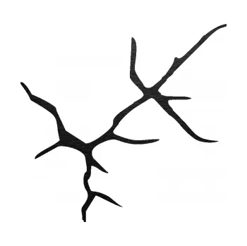 Samolepící dekorace SAMOLEPKA Prasklina 005 (63 - škrábaný kov černý) NA AUTO, NÁLEPKA, FÓLIE, POLEP, TUNING, VLASTNÍ TEXT, TISK, AUTOSAMOLEPKY.cz, POLEPY, OBRÁZEK, LOGO, SAMOLEPKY