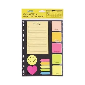 Set školních potřeb Zakładki i notesy zestaw do segregatora A4 D.RECT