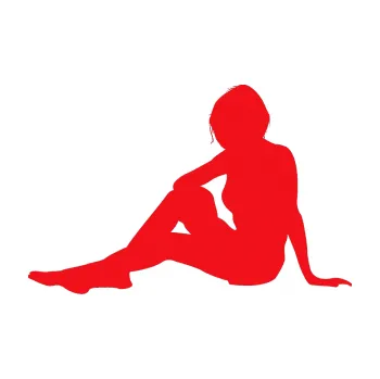 Polep vozidla SAMOLEPKA Erotická žena 049 levá (10 - červená) NA AUTO, NÁLEPKA, FÓLIE, POLEP, TUNING, VLASTNÍ TEXT, TISK, AUTOSAMOLEPKY.cz, POLEPY, OBRÁZEK, LOGO, SAMOLEPKY