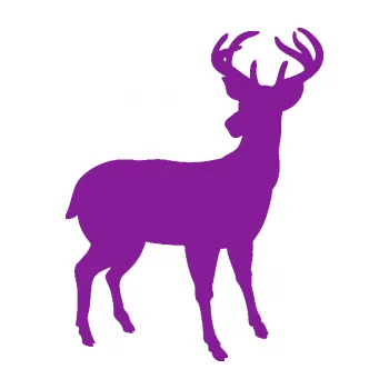 Samolepící dekorace Jelen 004 pravá (14 - fialová) SAMOLEPKA NA AUTO, NÁLEPKA, FÓLIE, POLEP, TUNING, VLASTNÍ TEXT, TISK, AUTOSAMOLEPKY.cz, POLEPY, OBRÁZEK, LOGO, 3D STICKERS