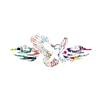 Samolepicí dekorace na vozidlo Animal flames 054 pravá orel (83 - Sticker bomb) SAMOLEPKA NA AUTO, NÁLEPKA, FÓLIE, POLEP, TUNING, VLASTNÍ TEXT, TISK, AUTOSAMOLEPKY.cz, POLEPY, OBRÁZEK, LOGO, 3D STICKERS