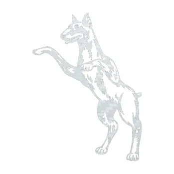 Polep vozidla SAMOLEPKA Pes 028 levá (51 - 3D karbon bílý) NA AUTO, NÁLEPKA, FÓLIE, POLEP, TUNING, VLASTNÍ TEXT, TISK, AUTOSAMOLEPKY.cz, POLEPY, OBRÁZEK, LOGO, SAMOLEPKY