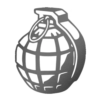 Polep vozidla SAMOLEPKA Granát levá (41 - grafitová metalíza) NA AUTO, NÁLEPKA, FÓLIE, POLEP, TUNING, VLASTNÍ TEXT, TISK, AUTOSAMOLEPKY.cz, POLEPY, OBRÁZEK, LOGO, SAMOLEPKY