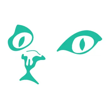 Samolepící dekorace Kočka 010 levá (25 - tyrkysová) SAMOLEPKA NA AUTO, NÁLEPKA, FÓLIE, POLEP, TUNING, VLASTNÍ TEXT, TISK, AUTOSAMOLEPKY.cz, POLEPY, OBRÁZEK, LOGO, 3D STICKERS