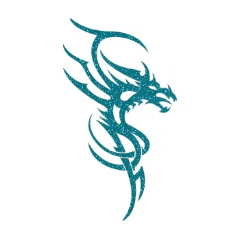 Samolepicí dekorace na vozidlo Dragon 017 pravá (92 - Ultra Metalic tyrkysová) SAMOLEPKA NA AUTO, NÁLEPKA, FÓLIE, POLEP, TUNING, VLASTNÍ TEXT, TISK, AUTOSAMOLEPKY.cz, POLEPY, OBRÁZEK, LOGO, 3D STICKERS