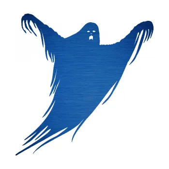 Samolepící dekorace SAMOLEPKA Duch 005 pravá (65 - škrábaný kov modrý) NA AUTO, NÁLEPKA, FÓLIE, POLEP, TUNING, VLASTNÍ TEXT, TISK, AUTOSAMOLEPKY.cz, POLEPY, OBRÁZEK, LOGO, SAMOLEPKY