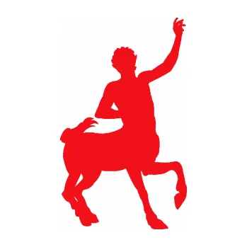 Polep vozidla SAMOLEPKA Kentaur 001 pravá (10 - červená) NA AUTO, NÁLEPKA, FÓLIE, POLEP, TUNING, VLASTNÍ TEXT, TISK, AUTOSAMOLEPKY.cz, POLEPY, OBRÁZEK, LOGO, SAMOLEPKY