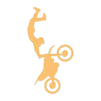 Samolepící dekorace Motorka 029 pravá motokros freestyle (08 - béžová) SAMOLEPKA NA AUTO, NÁLEPKA, FÓLIE, POLEP, TUNING, VLASTNÍ TEXT, TISK, AUTOSAMOLEPKY.cz, POLEPY, OBRÁZEK, LOGO, 3D STICKERS